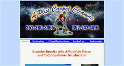 Desktop Screenshot of apluscarpetcleaning.com